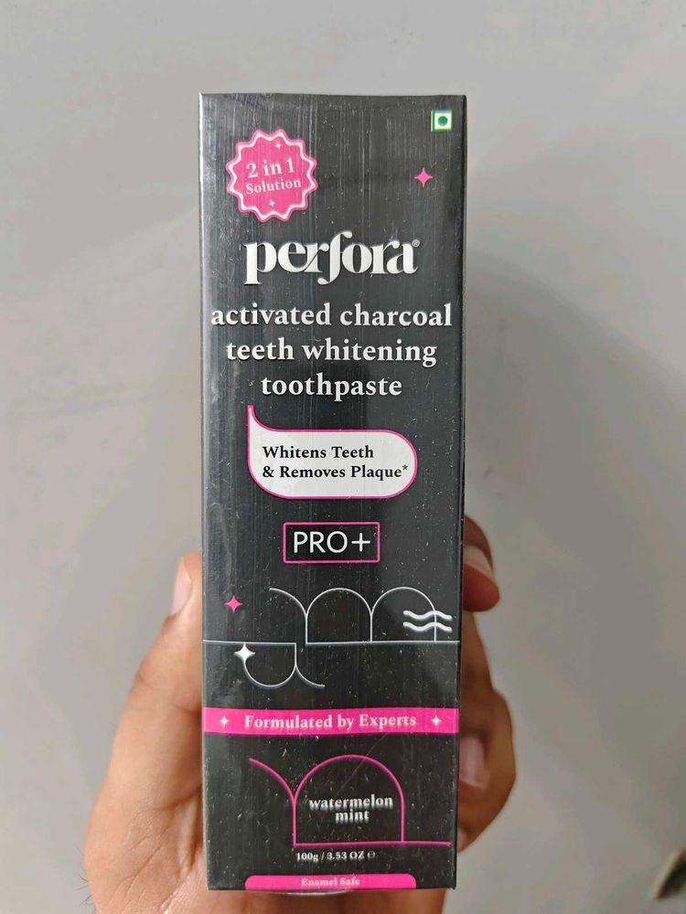 PERFORA Activated Charcoal Mint Toothpaste