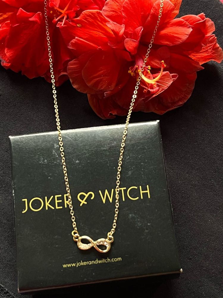 Joker & Witch Gold Dainty Women Neck piece