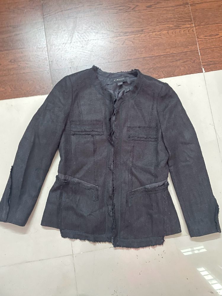 Black Blazer Cum Jacket