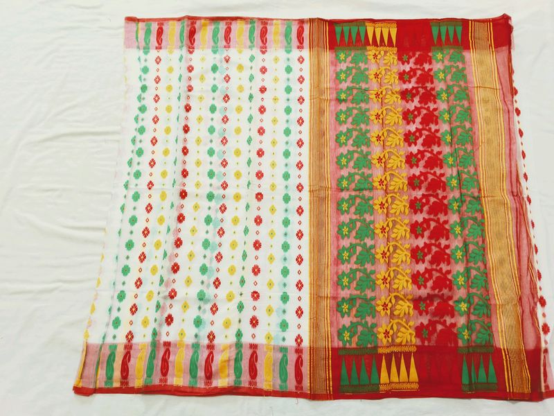 New Jamdani Handloom Woven Saree