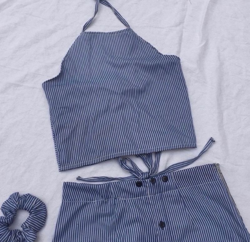 cute co-ord set💙🤍