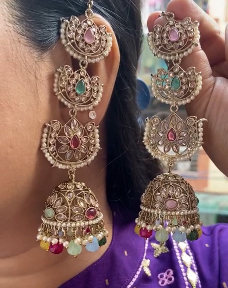 Brand new polki jhumki from our collection