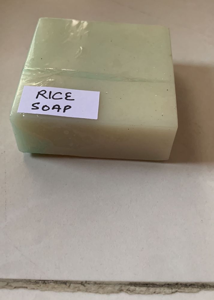 Handmade Organic Rice Soap