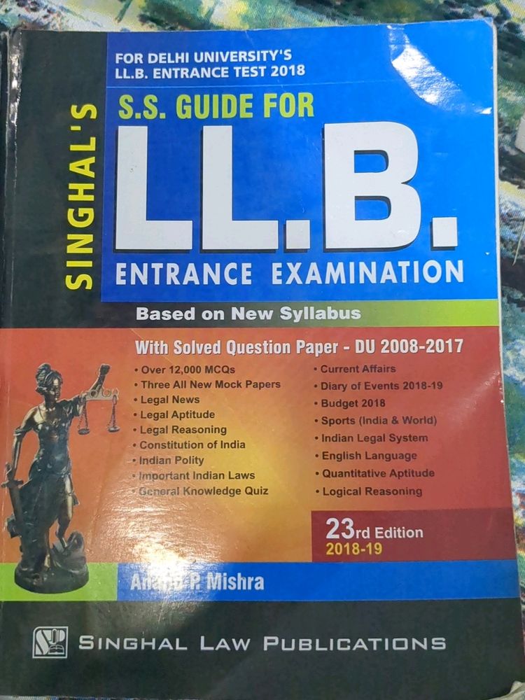 LLB Entrance Exam Book