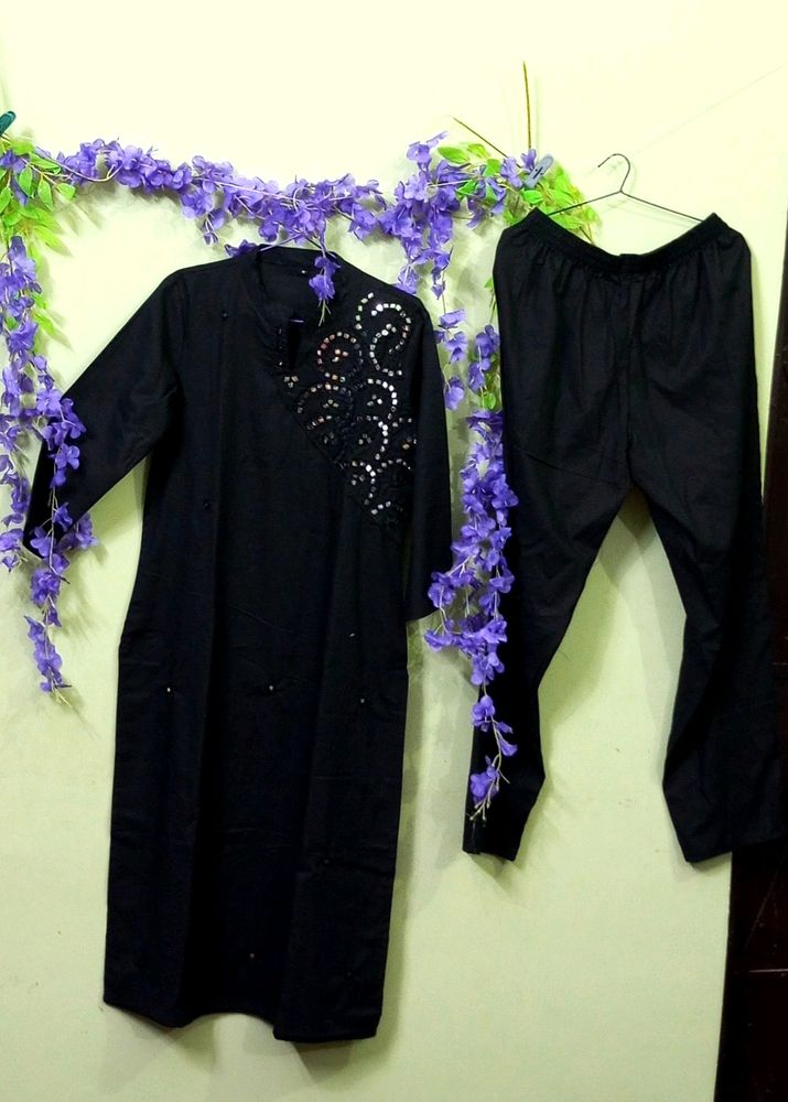 New/Unused Mirror Work Embroiderd Kurta Pant