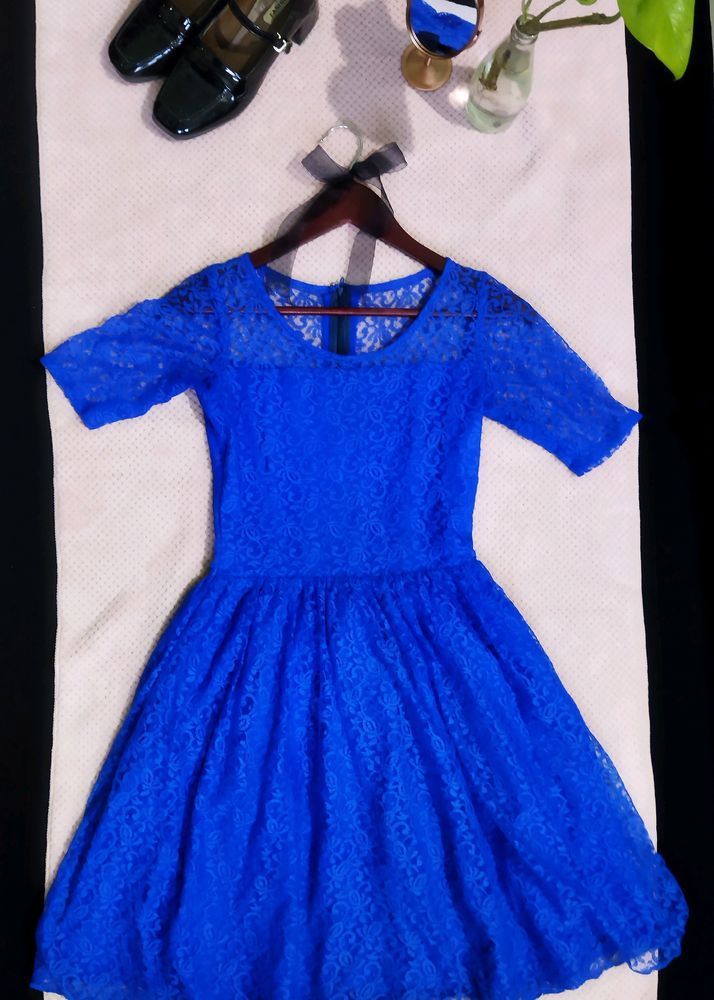 Blue Lace Dress