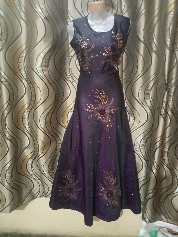 Purple Ethnic Gown