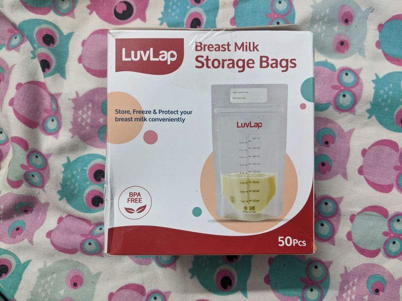 Brand New Luv Lap Breast Milk Storage Bags -50