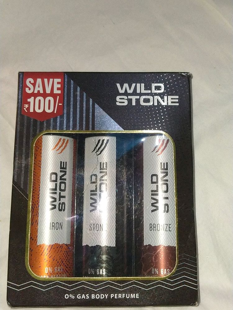 Brand New Wild Stone Perfume { Pack Of 3}