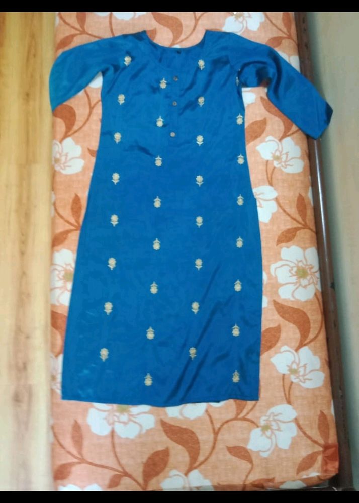 Teal Blue Kurti ( SizeM)