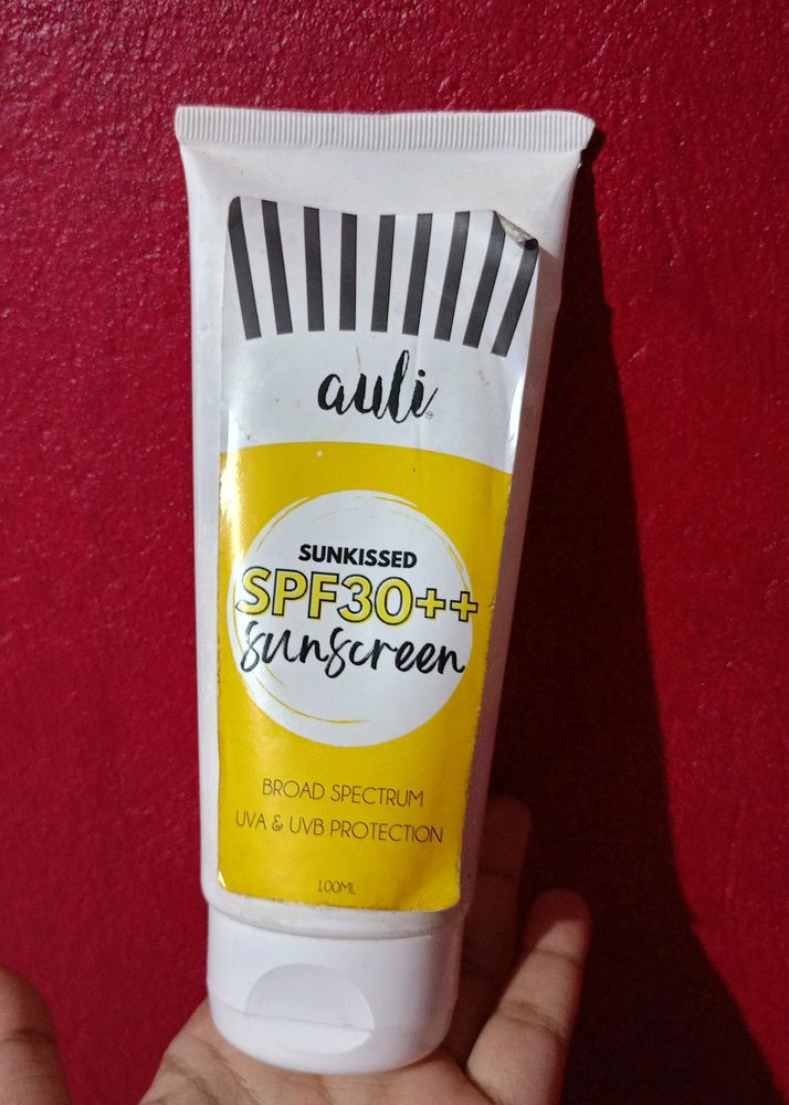 Auli Sunscreen 🧴