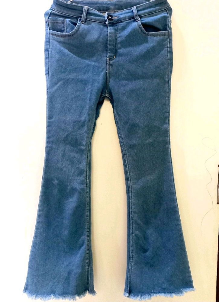 An Elegant Bell Bottom Jeans .