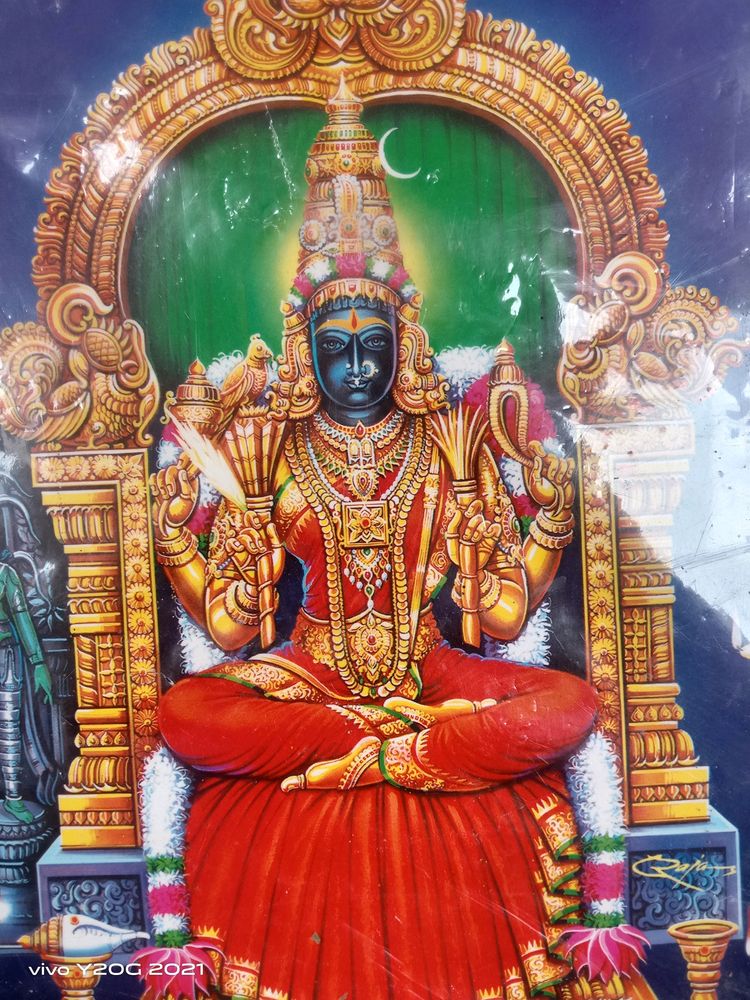 New Unopened Kanchipuram Kamachi Amman Photo