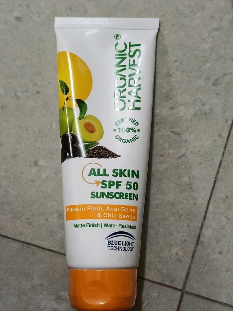 Organic harvest Sunscreen Spf50