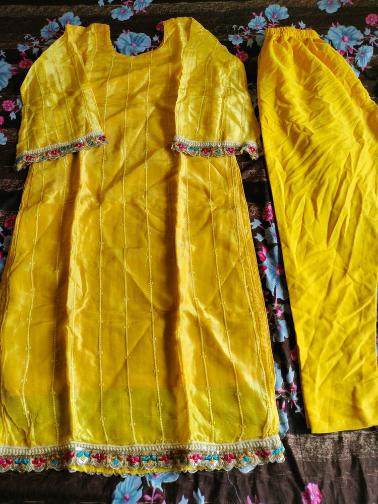 Yellow Kurta Pant