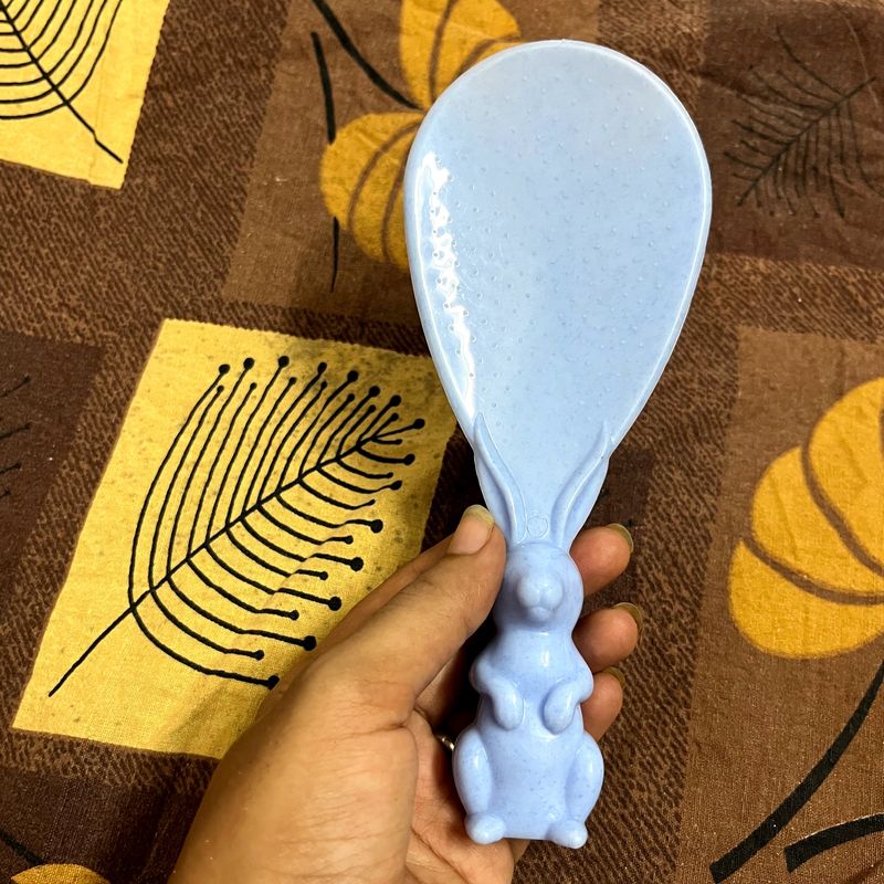 Rabbit Handle Rice Shovel Blue