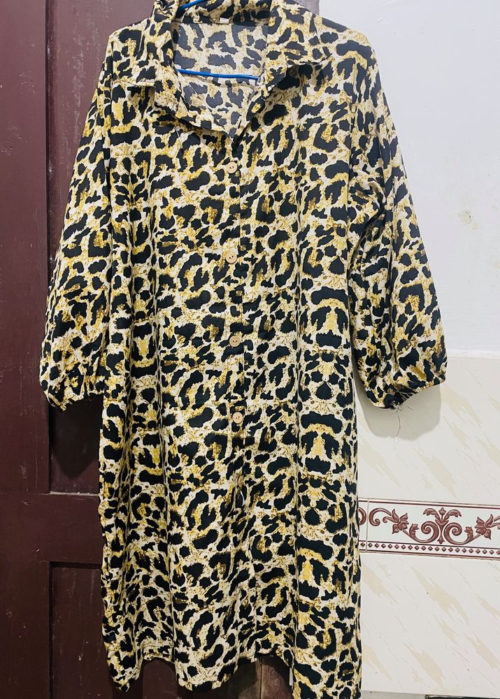 A Leopard Printed Top