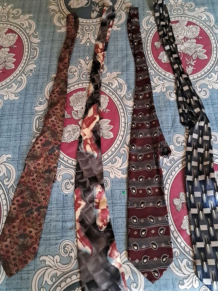 4 Silk Neck Ties