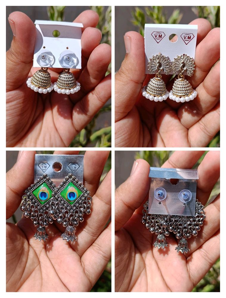 Combo 5 Earrings Jhumka