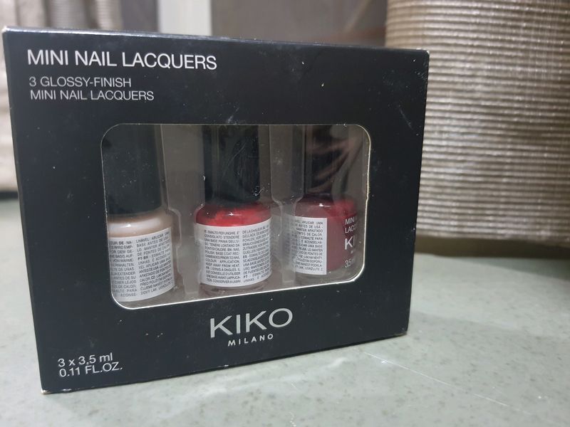 Kiki Milano Nail Laquer Set Of 3