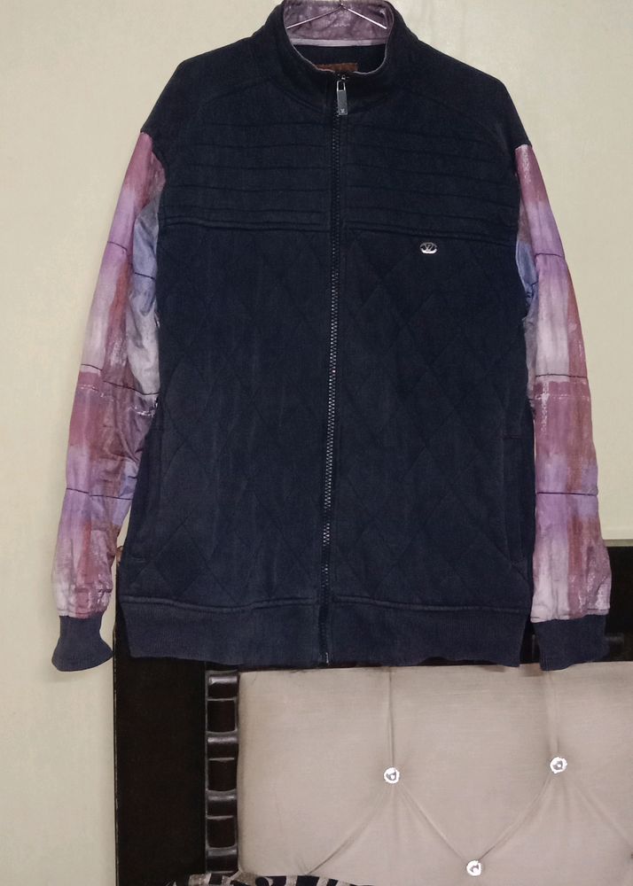 Men Jacket Navy Blue Colour