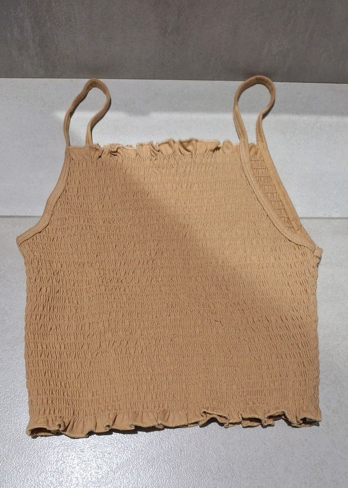 SMOCKED TANK TOP