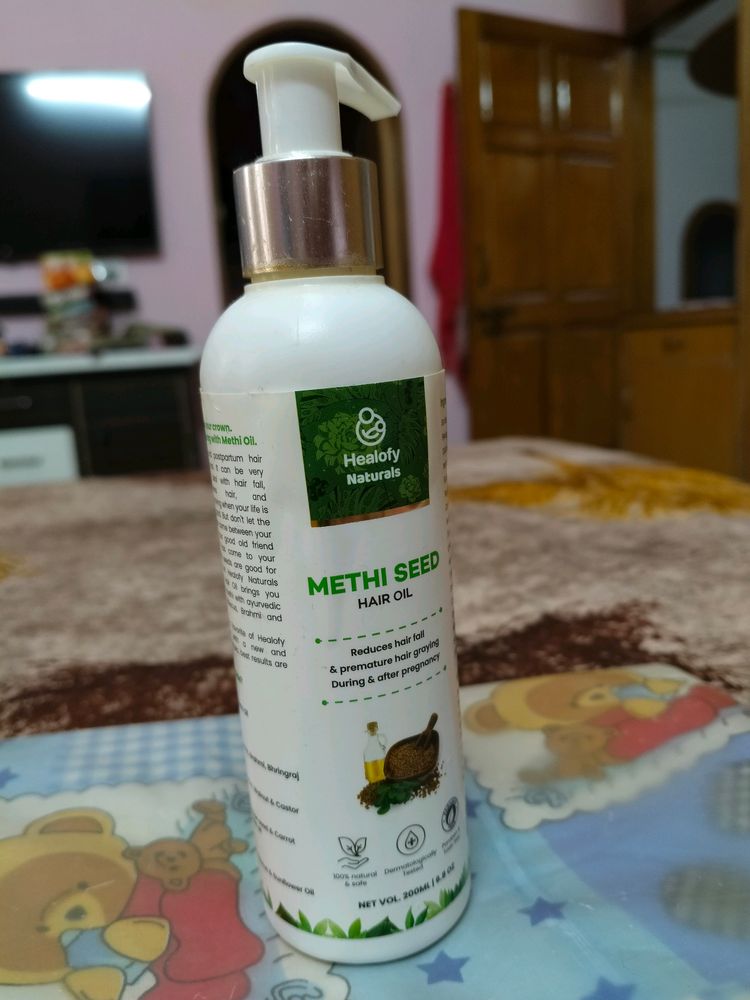 Healofy Naturals Best Methi Seeds Hair Oil