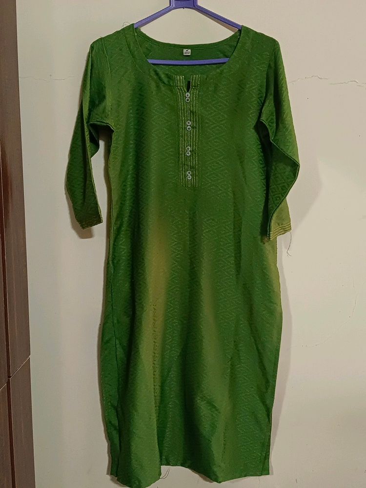 Green Kurta Women