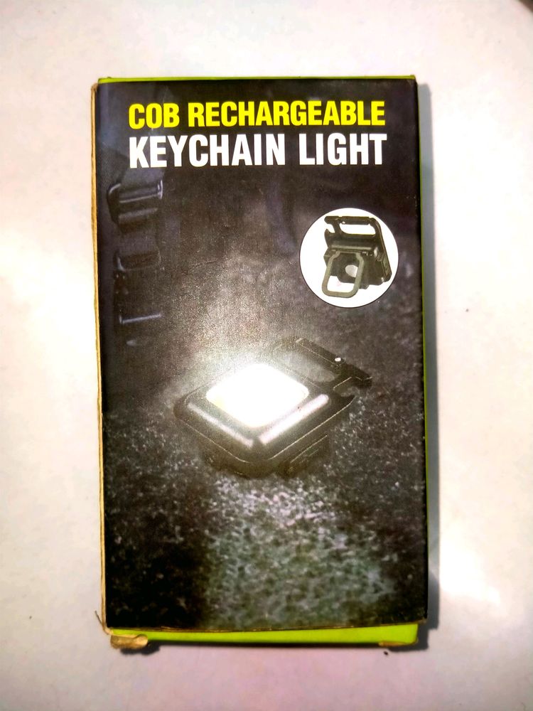 Cob Rechargeable Keychain Light Price Drop 1pcs