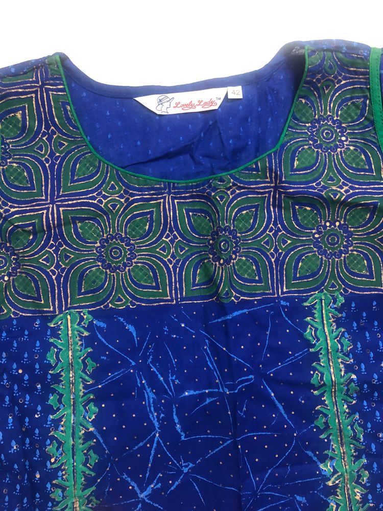 Printed Kurta With Slits