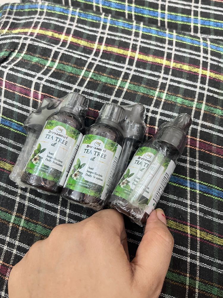 Tea Tree Essential Oil 🎉pack Of 3🎉