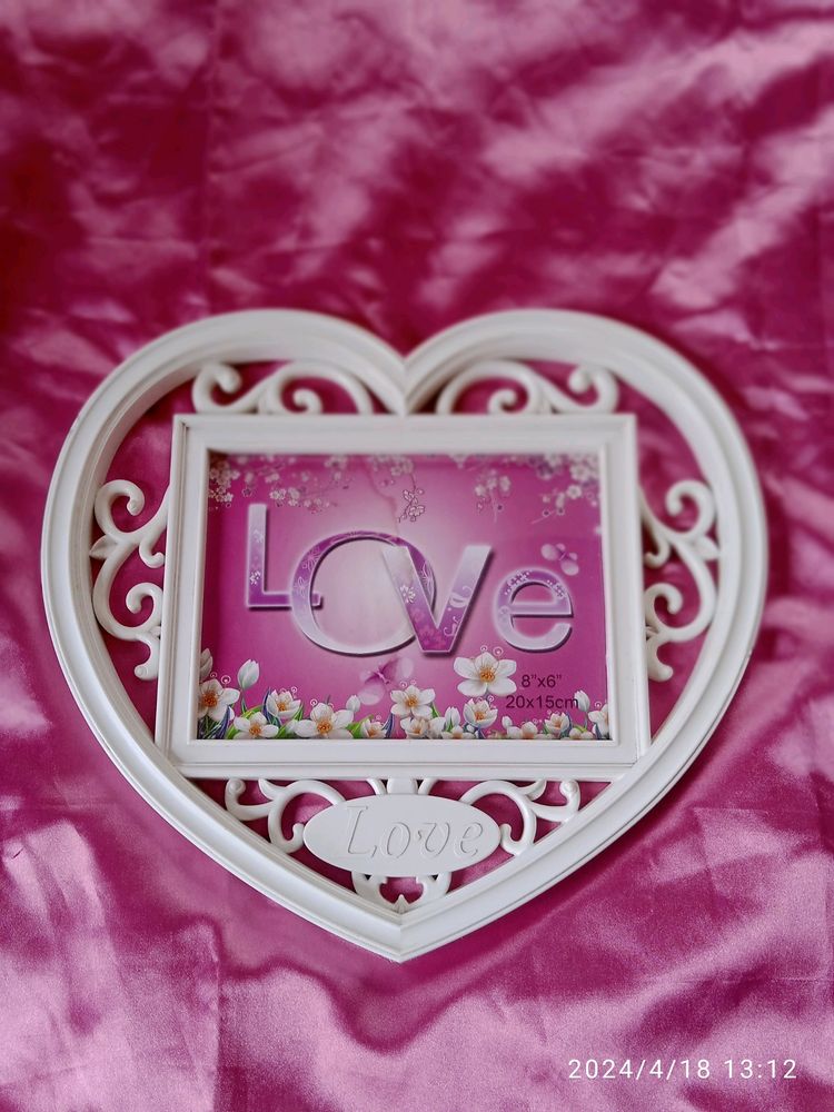 White Colour Photo Frame