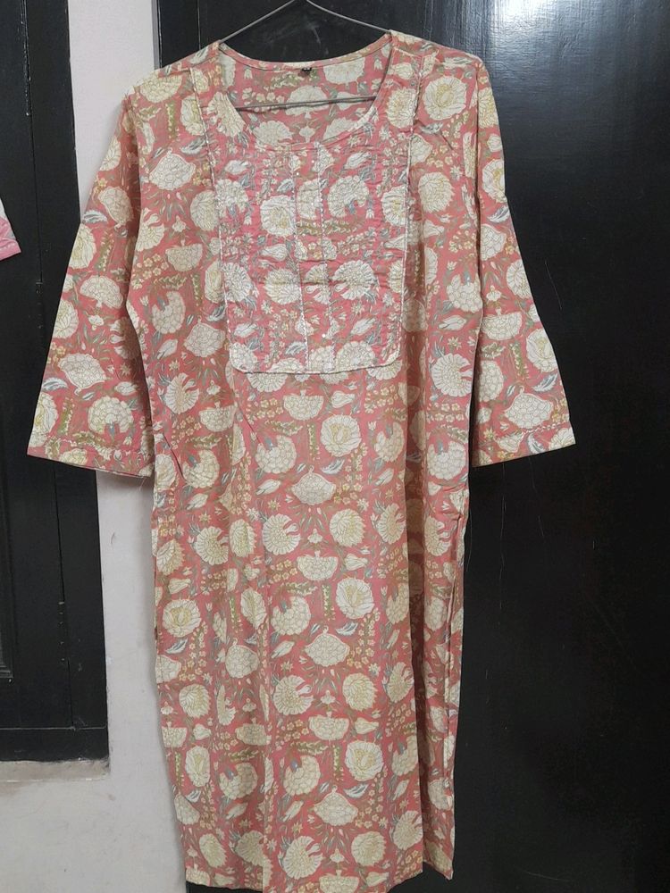 Combo Of 3 Cotton  Kurtis