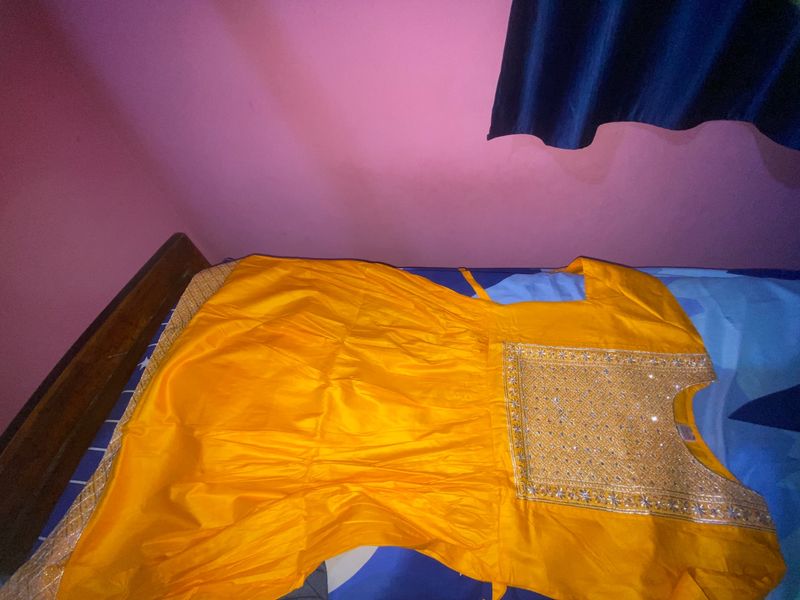 Anarkali Dress For Haldi