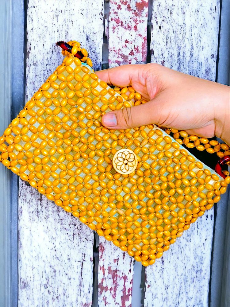 Wooden Beads Handbag