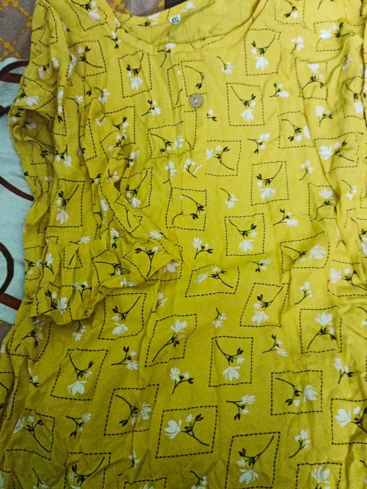 Kurti Yellow 💛