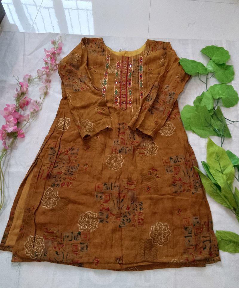 Mirror Work Kurti