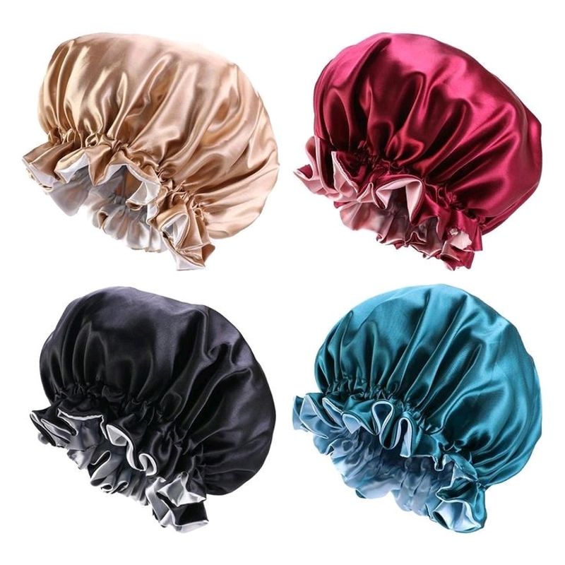 Satin Bonnet- Double Side Muli Color