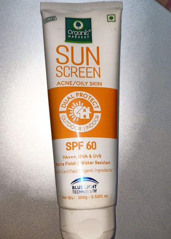 Organic Harvest SPF 60 Sunscreen(100gm)