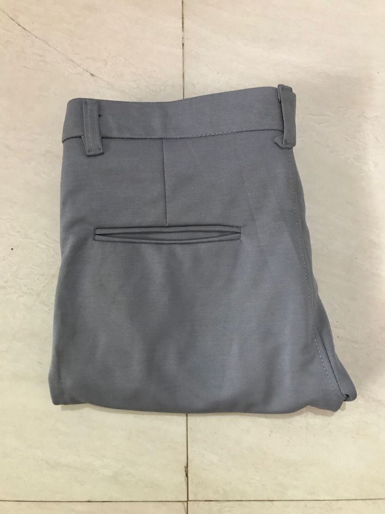 Grey 32 Stretchable Trouser