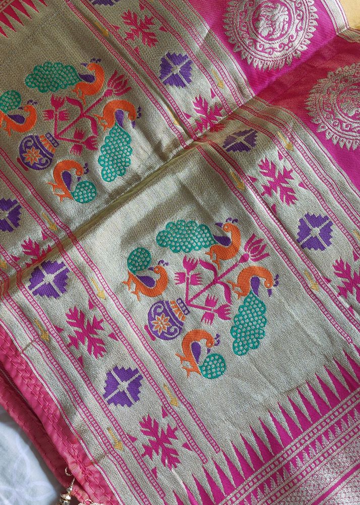 Paithani Zari Work Shawl