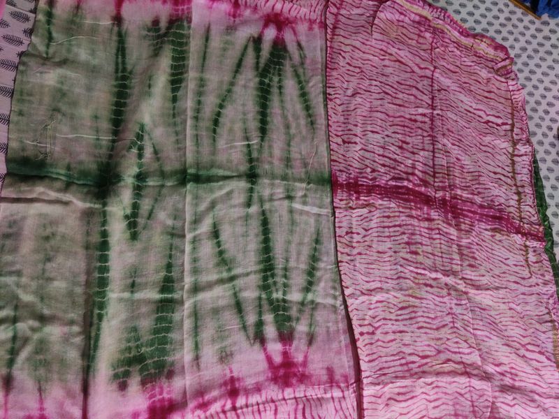 Silk Blend Tie Dye Saree. Too Beautiful Saree