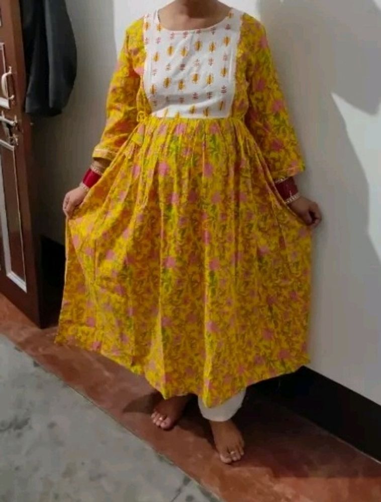 🎉Beautiful Printed Maternity And Formal Kurti🎉