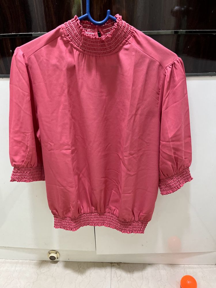 Dressberry Brand Cute Pink Top