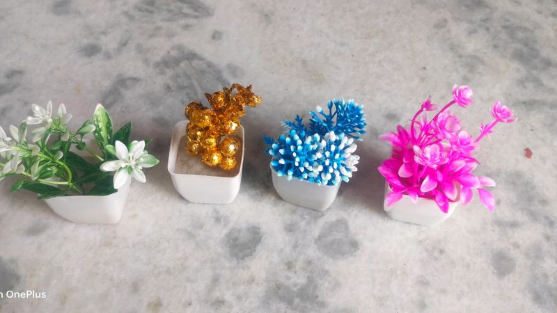 4 Set Of Artificial Flower