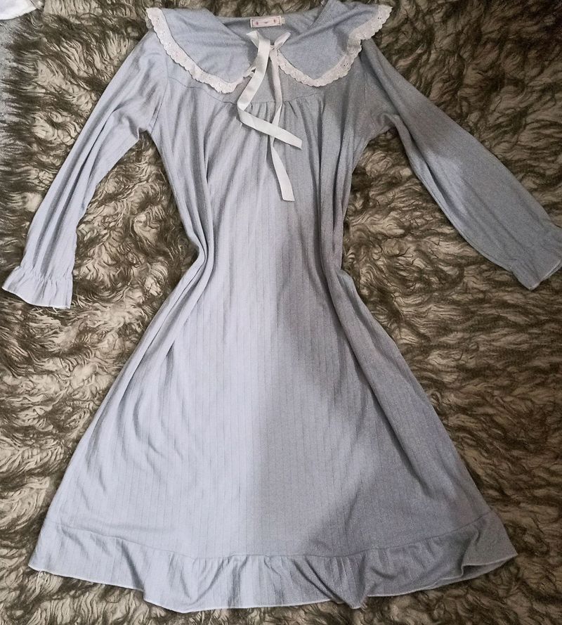 Cute Grey Lolita / Dolletecore Dress