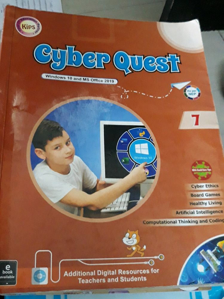 Computer Book Cyber Quest Class 7