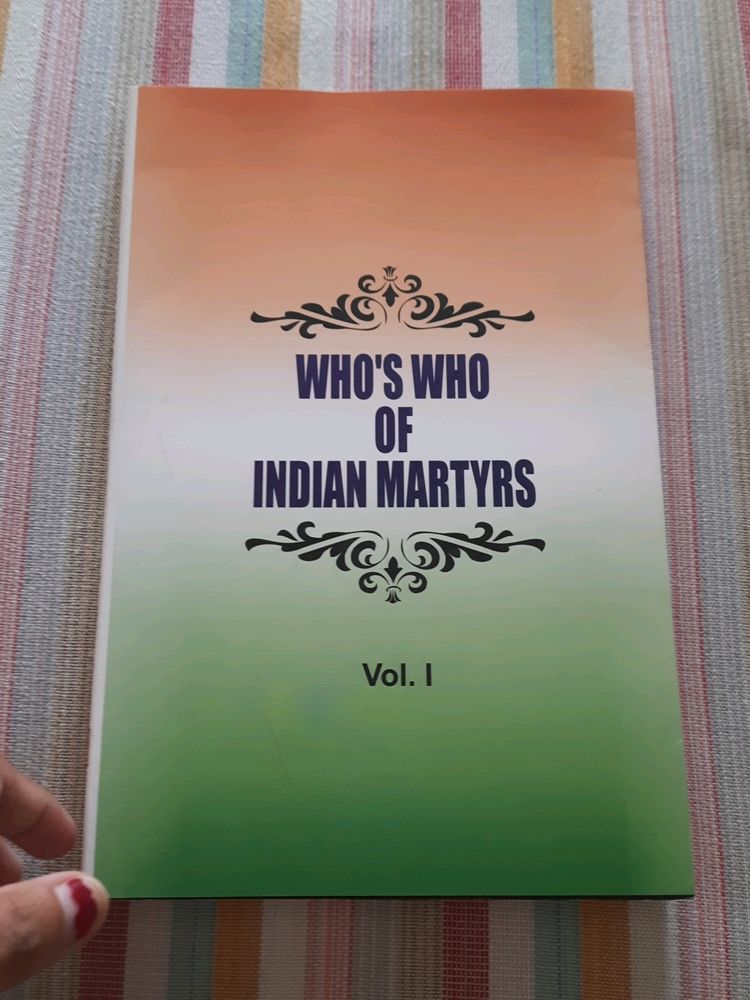 History Book - Who's Who Of Indian Martyrs