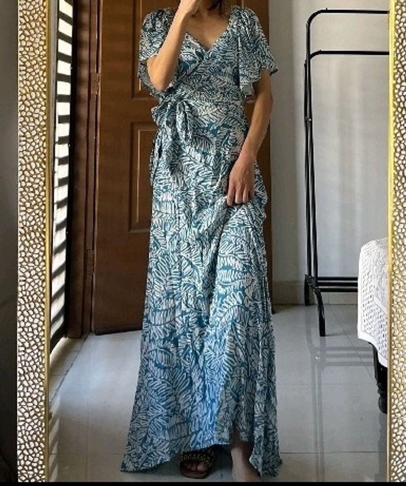 Wrap Long Maxi Dress