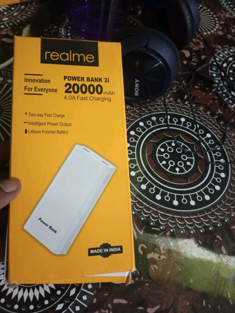 realme Working Powerbank